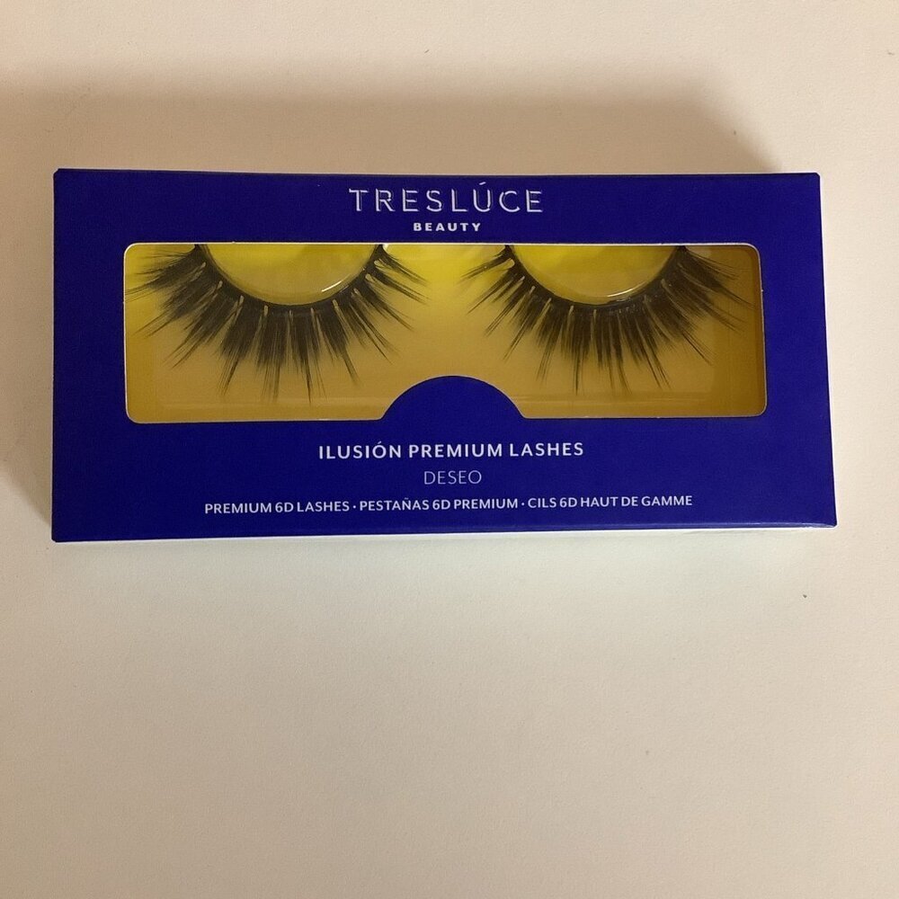 Tresluce Beauty Ilusión Premium Vegan Lashes- DESEO - Brand New In Box